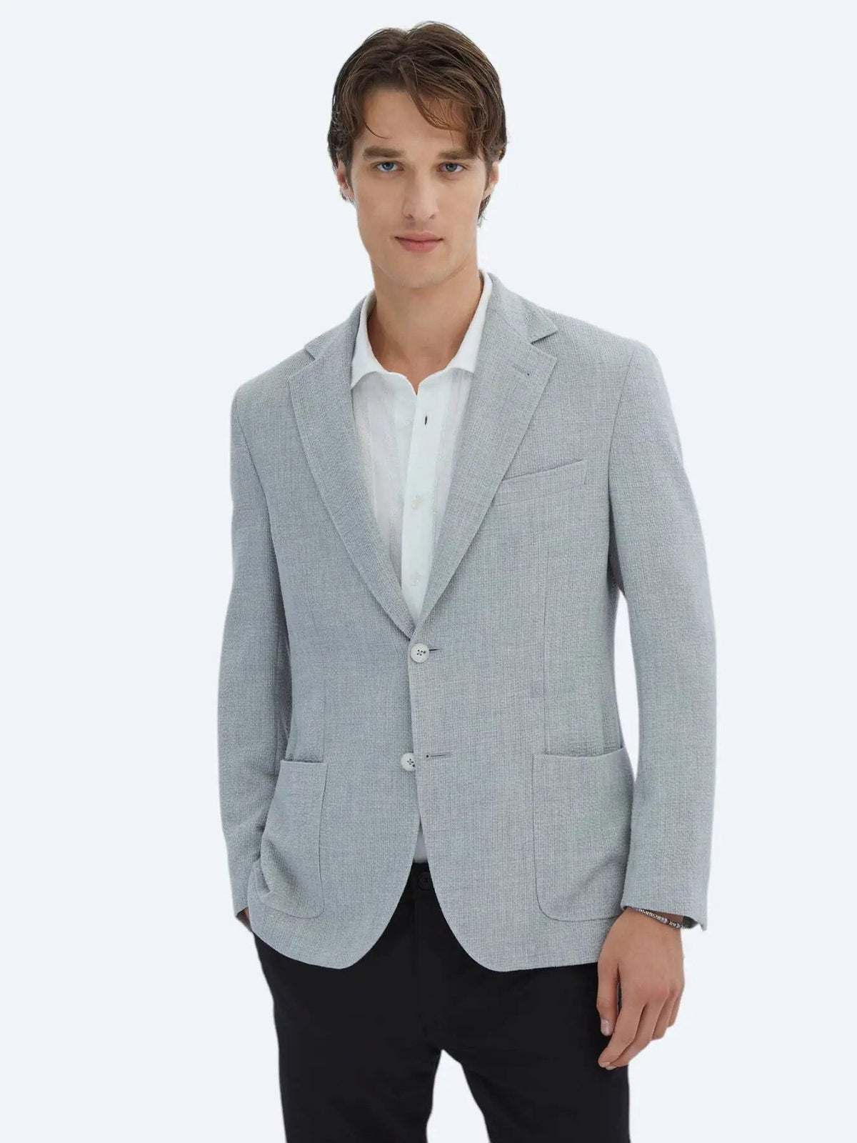 Gemusterte Modern Fit Jacke