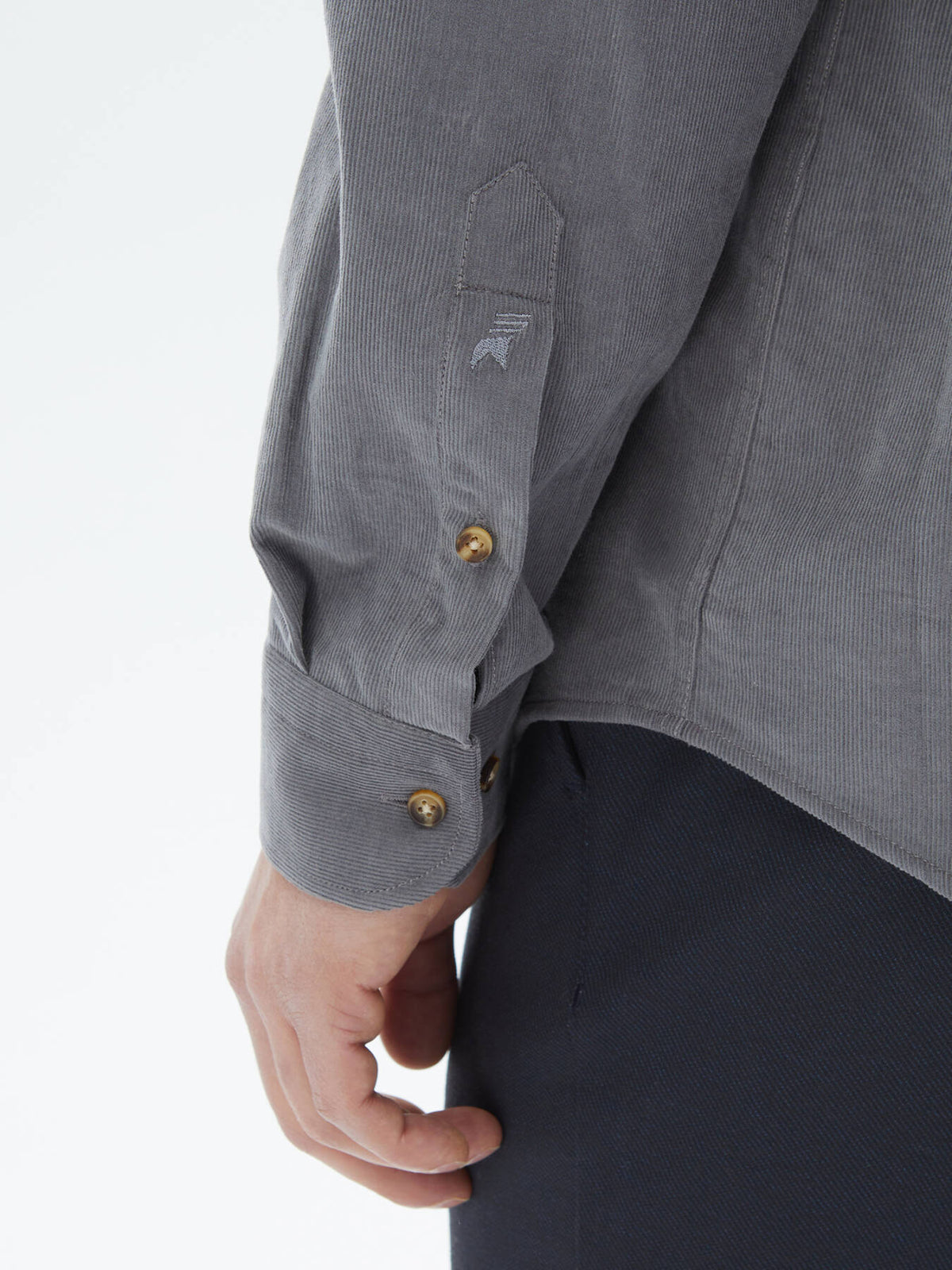 Kordstoff Regular Fit Woven Casual Hemd