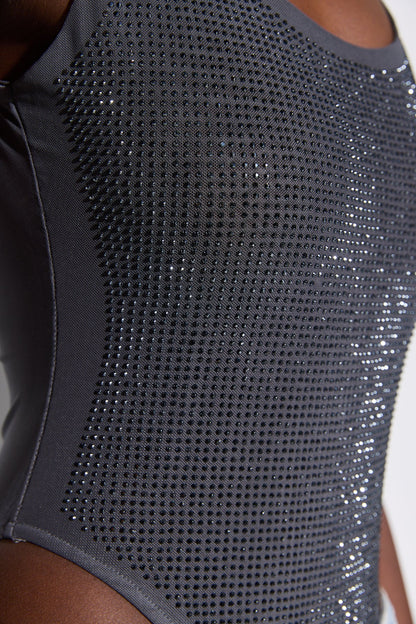 Strass-Druckknopf-Body