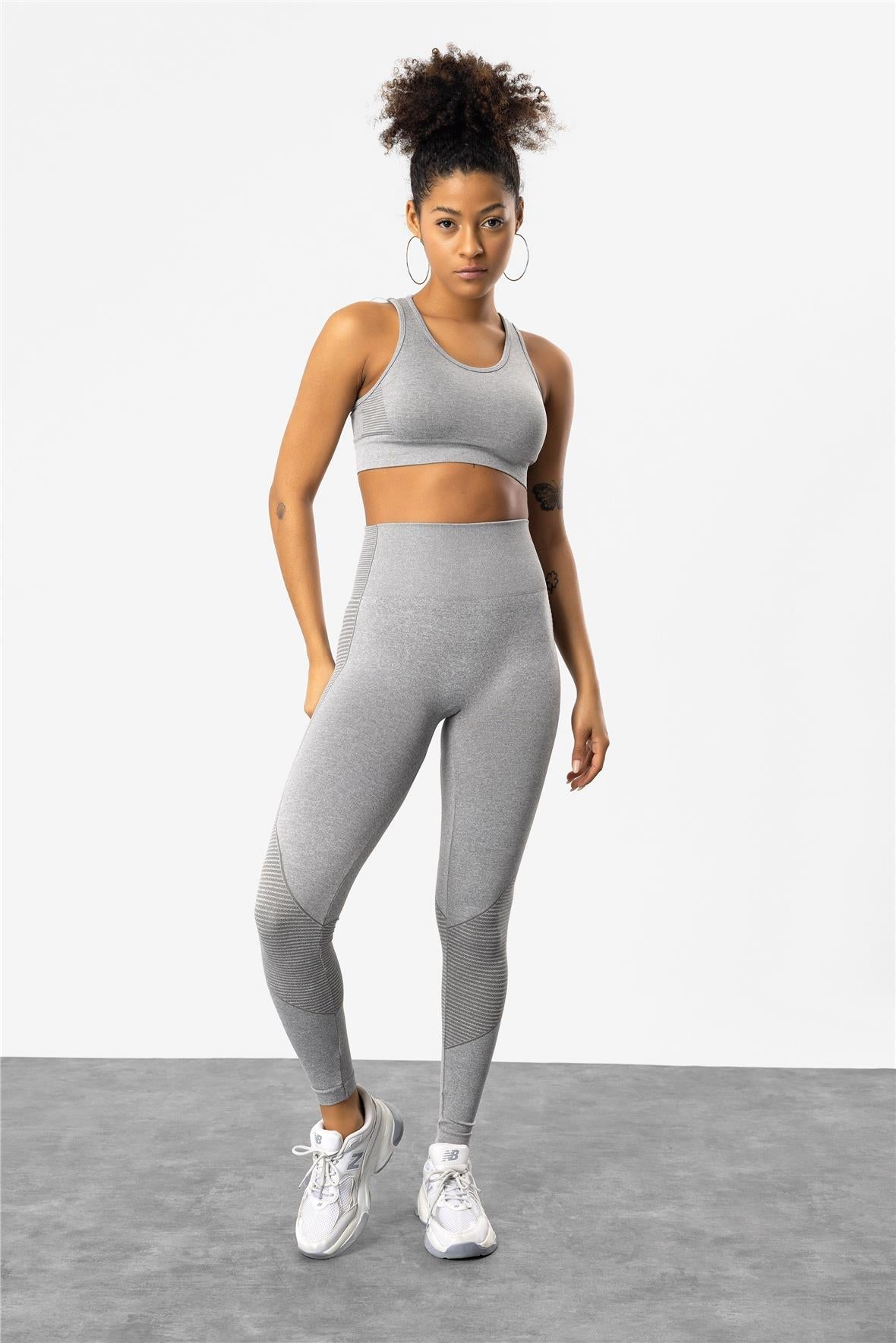 Sportleggings mit hohem Bund