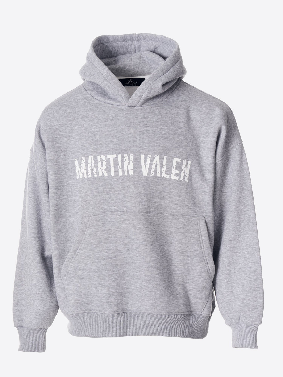 Designer Graues Kapuzen-Sweatshirt von Grieto Martin Valen - Groß