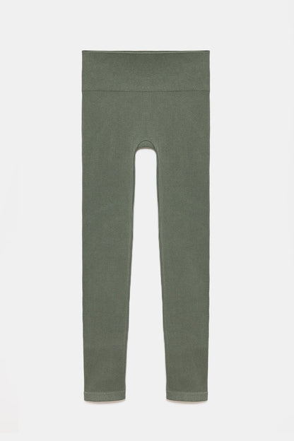 Sportleggings mit hohem Bund