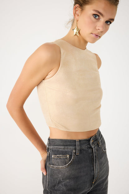 Neckholder-Crop-Top