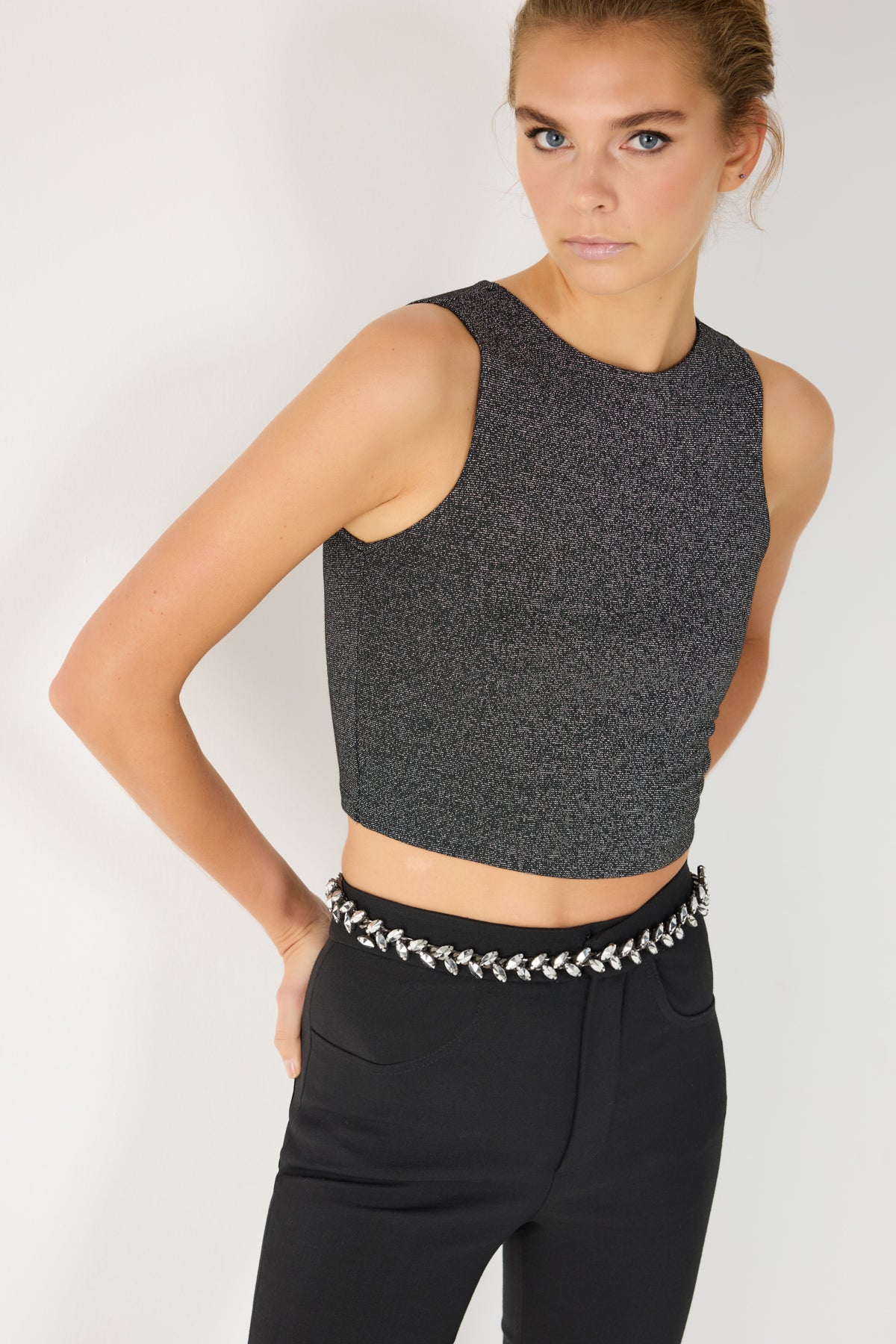 Neckholder-Crop-Top