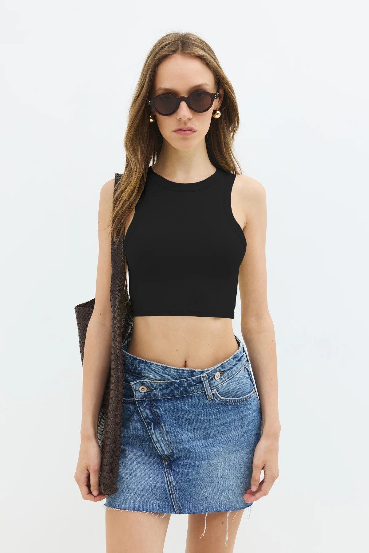 Neckholder-Crop-Top