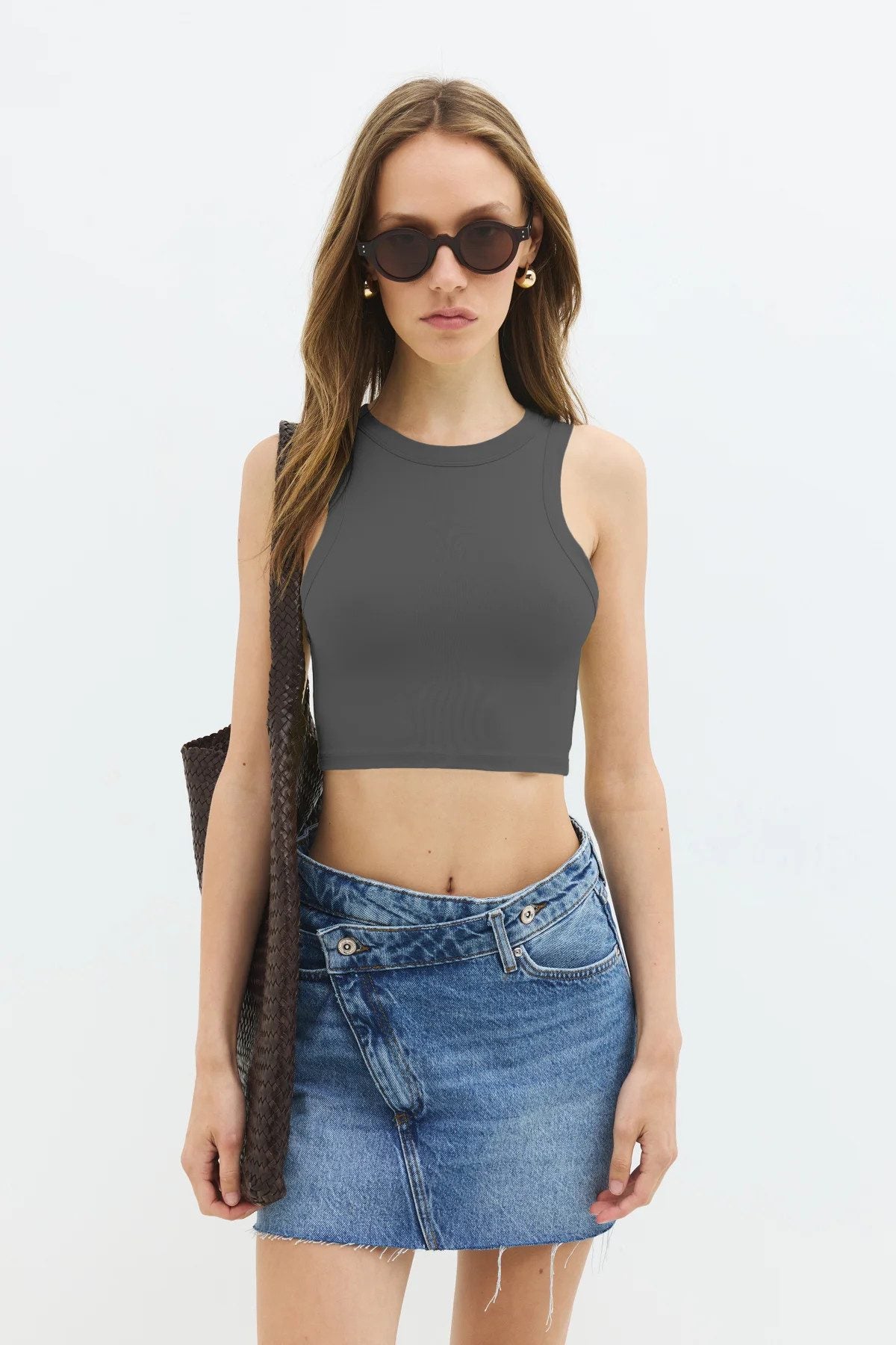 Neckholder-Crop-Top