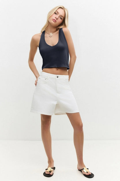 Neckholder-Crop-Top
