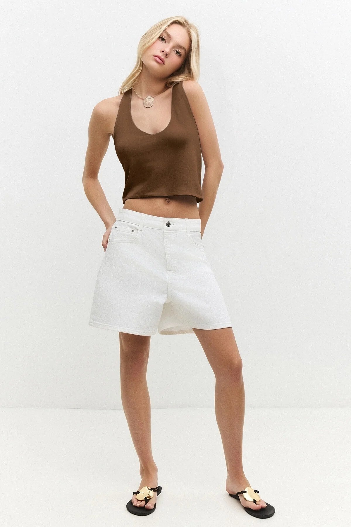Neckholder-Crop-Top