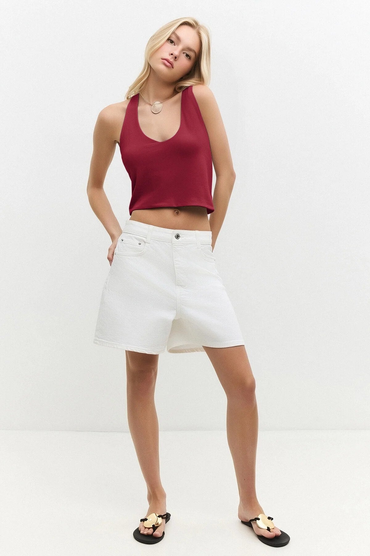 Neckholder-Crop-Top