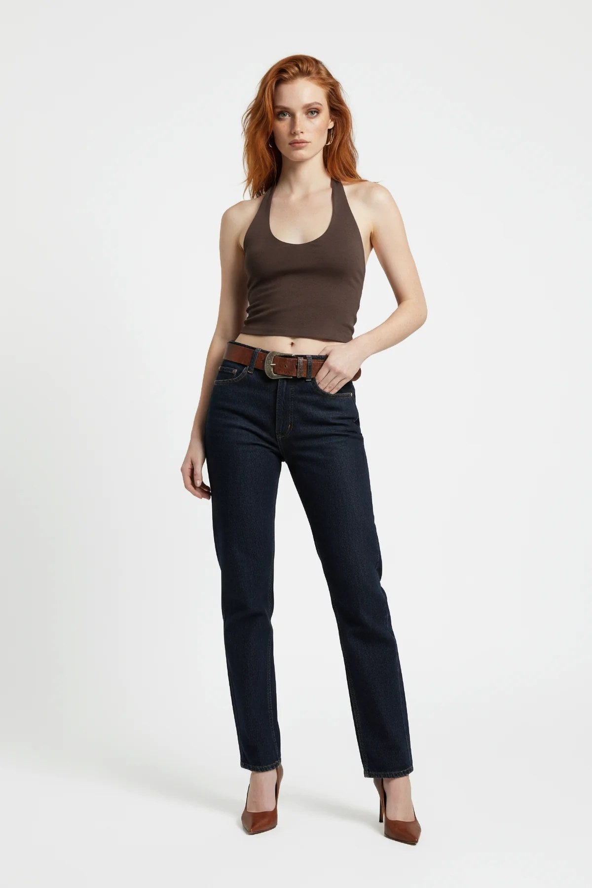 Neckholder-Crop-Top