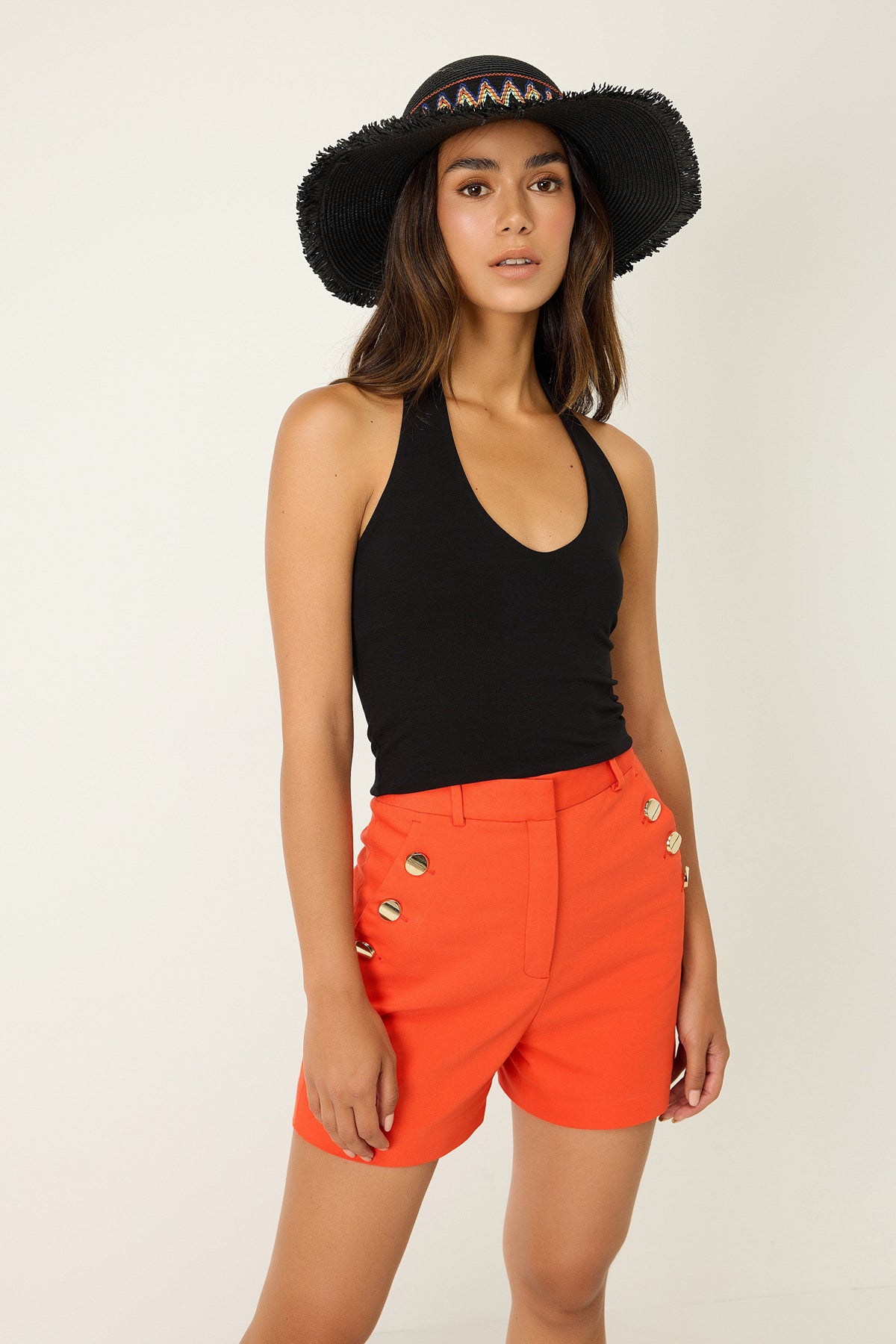 Neckholder-Crop-Top