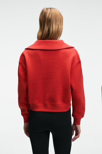 HANEL Damen V-Ausschnitt Sweatshirt