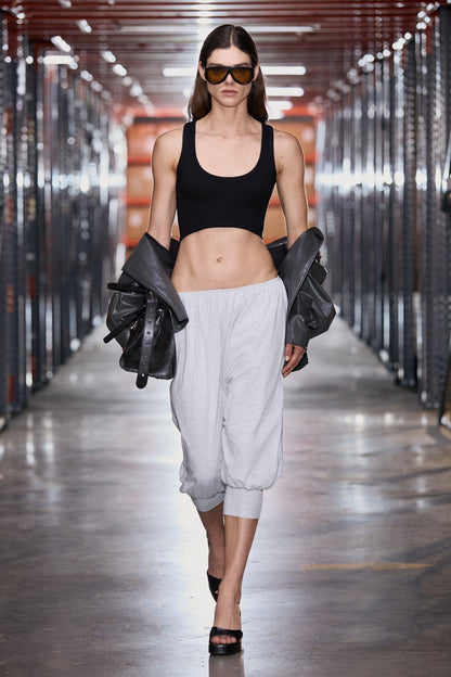 HANKAN Damen Cropped Weste Bio-Baumwolle