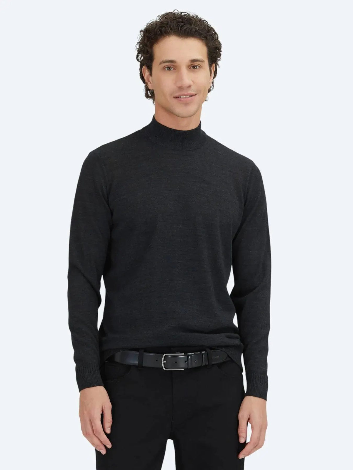 Kohle Strick Sweatshirt