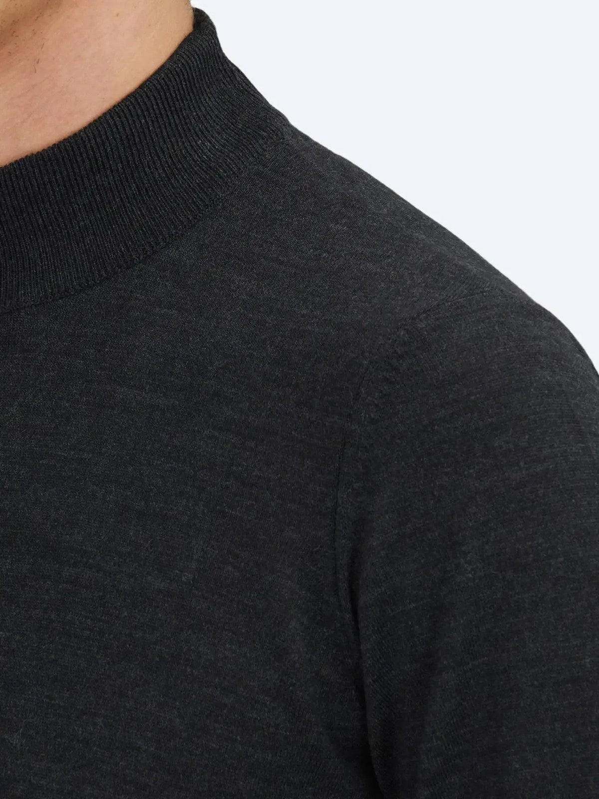 Kohle Strick Sweatshirt