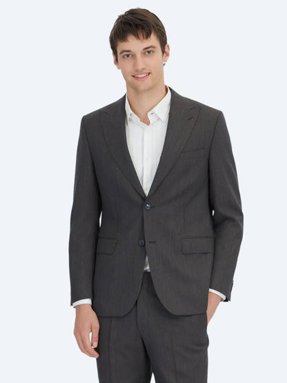 Hartkohle Modern Fit Wollmischanzug