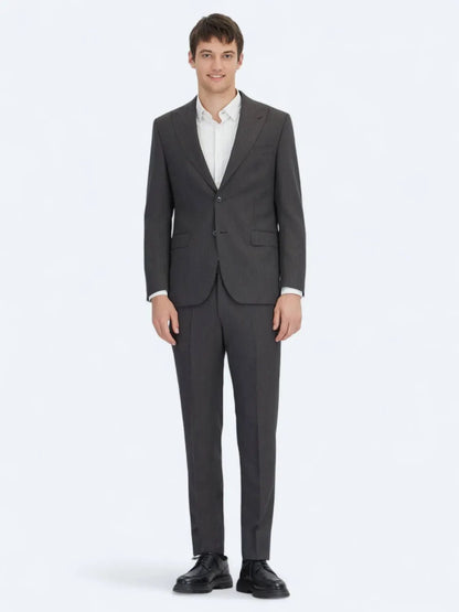 Hartkohle Modern Fit Wollmischanzug