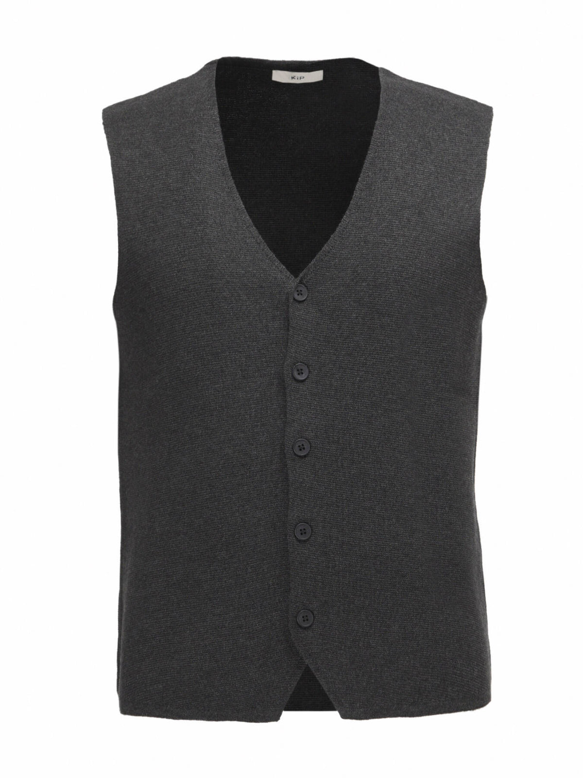 Hartkohle Regular Fit Freizeitstrickweste