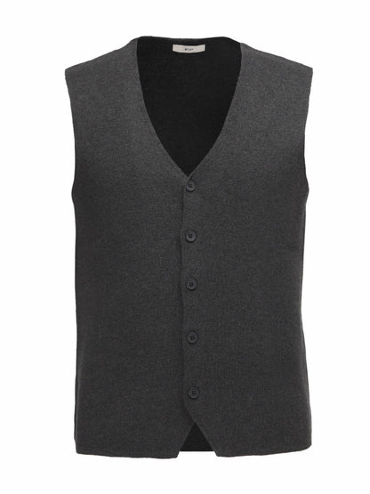 Hartkohle Regular Fit Freizeitstrickweste
