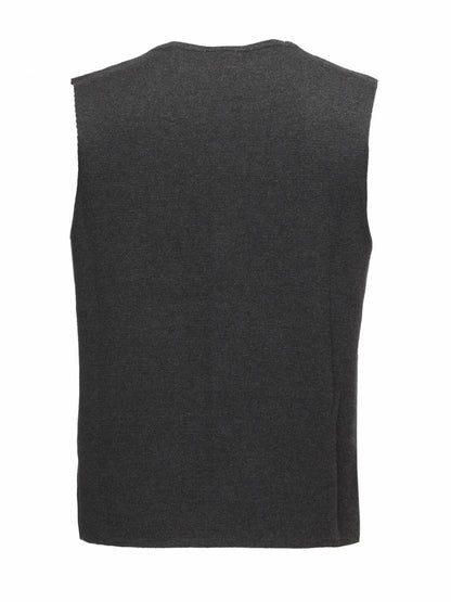 Hartkohle Regular Fit Freizeitstrickweste