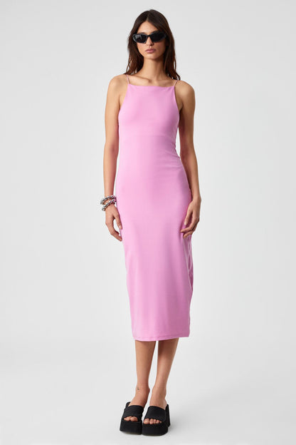 HAVVOLINE Damen Slim Ärmelloses Kleid
