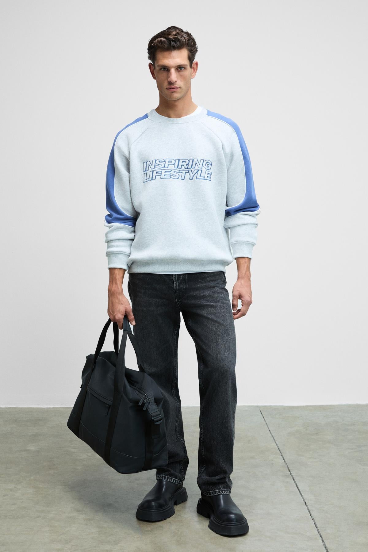 HERCULES Herren Rundhals-Sweatshirt