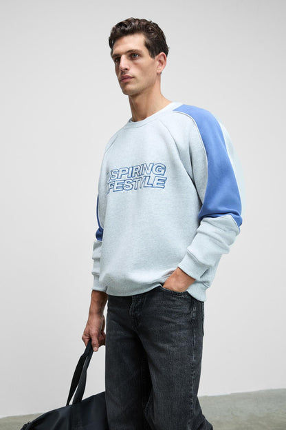 HERCULES Herren Rundhals-Sweatshirt