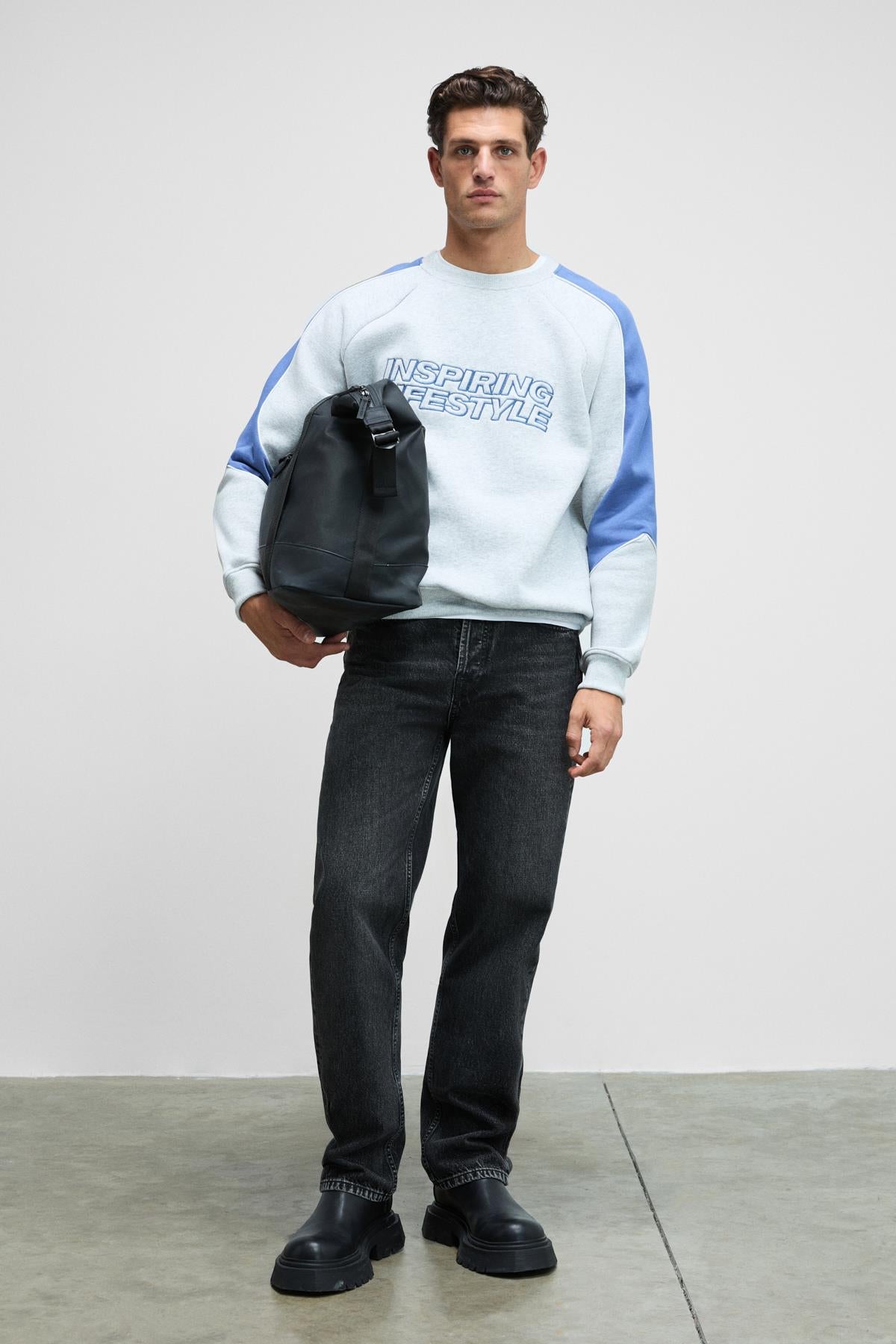 HERCULES Herren Rundhals-Sweatshirt