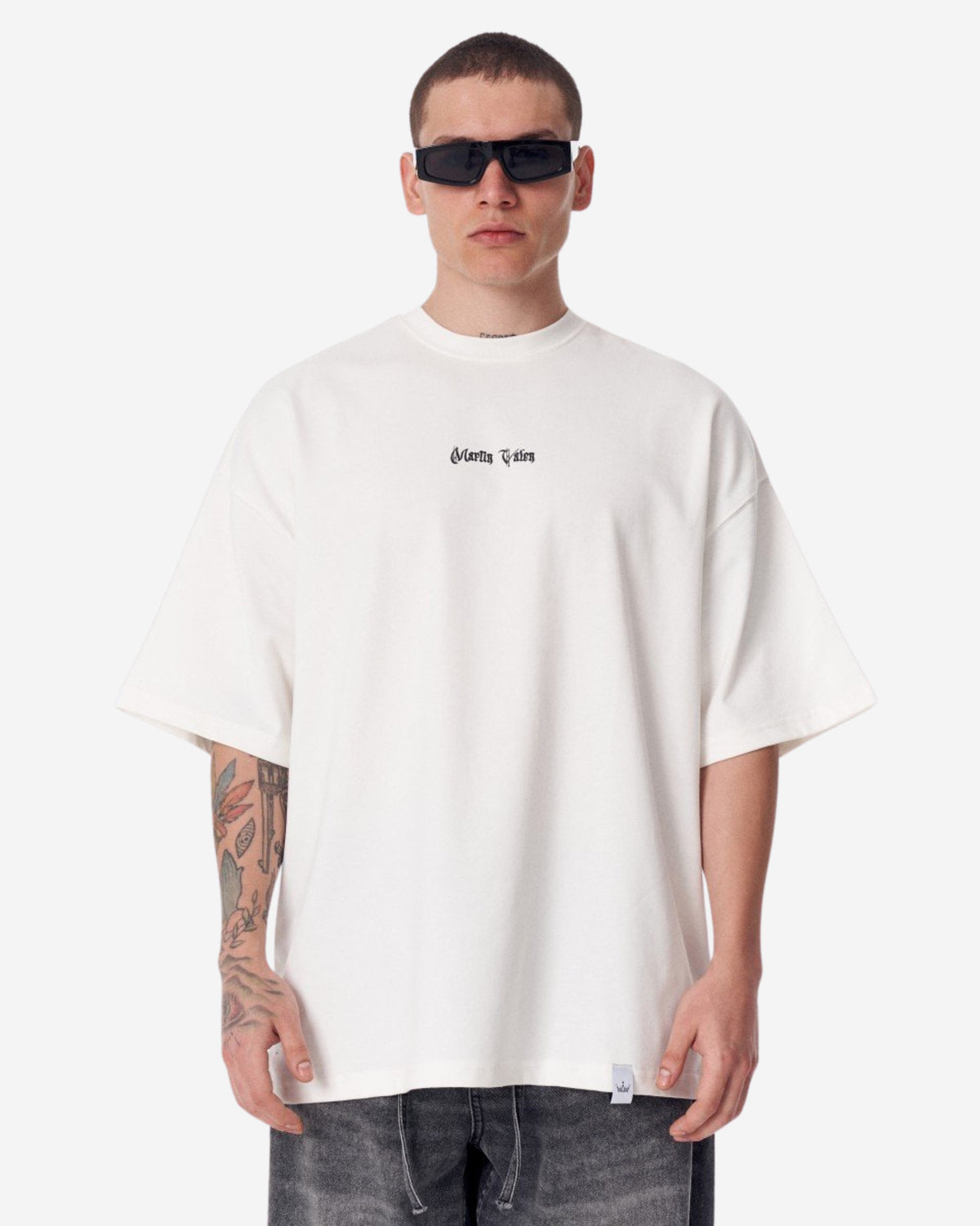 Erbe Fusion Weißes T-Shirt - Groß