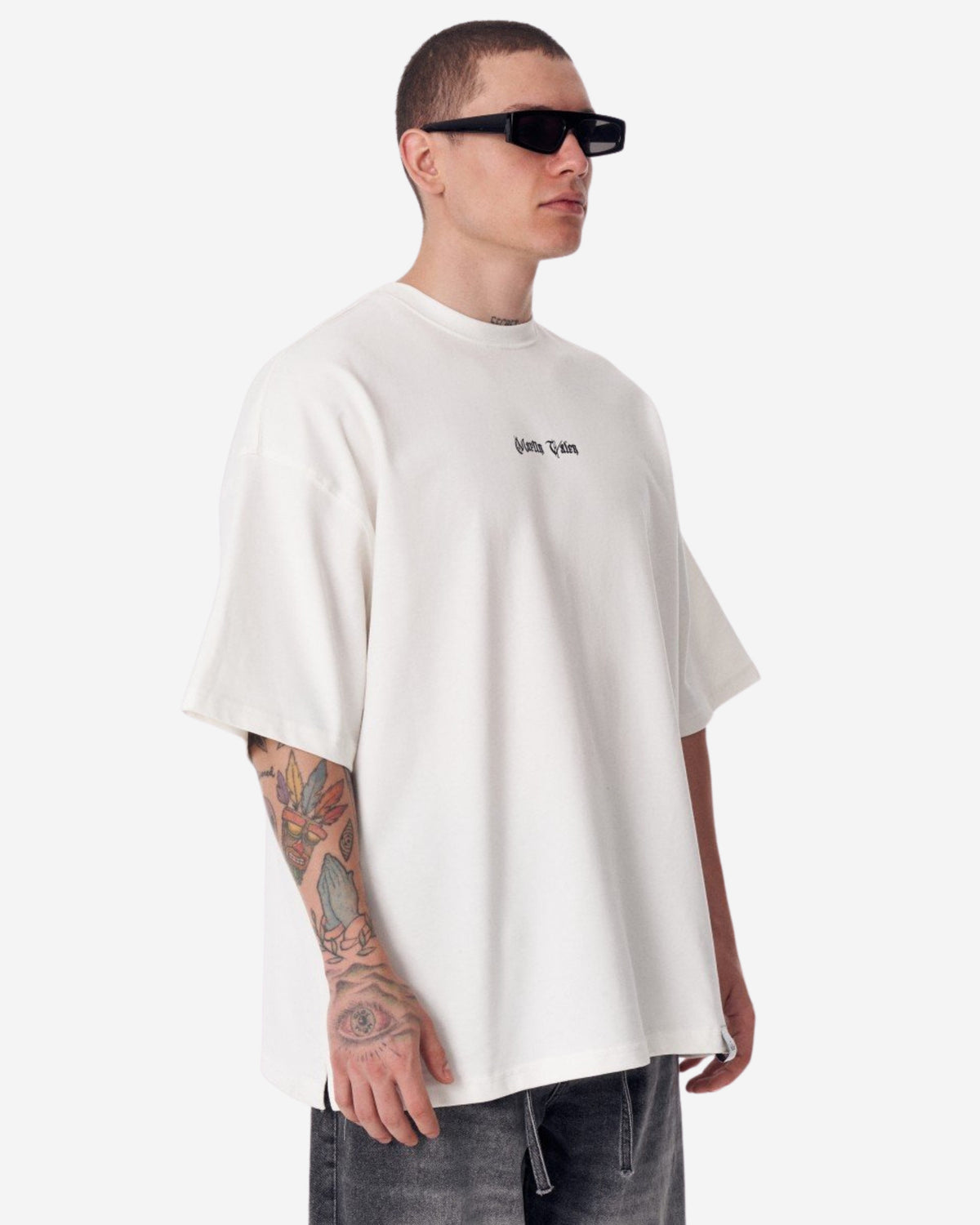 Erbe Fusion Weißes T-Shirt - Groß