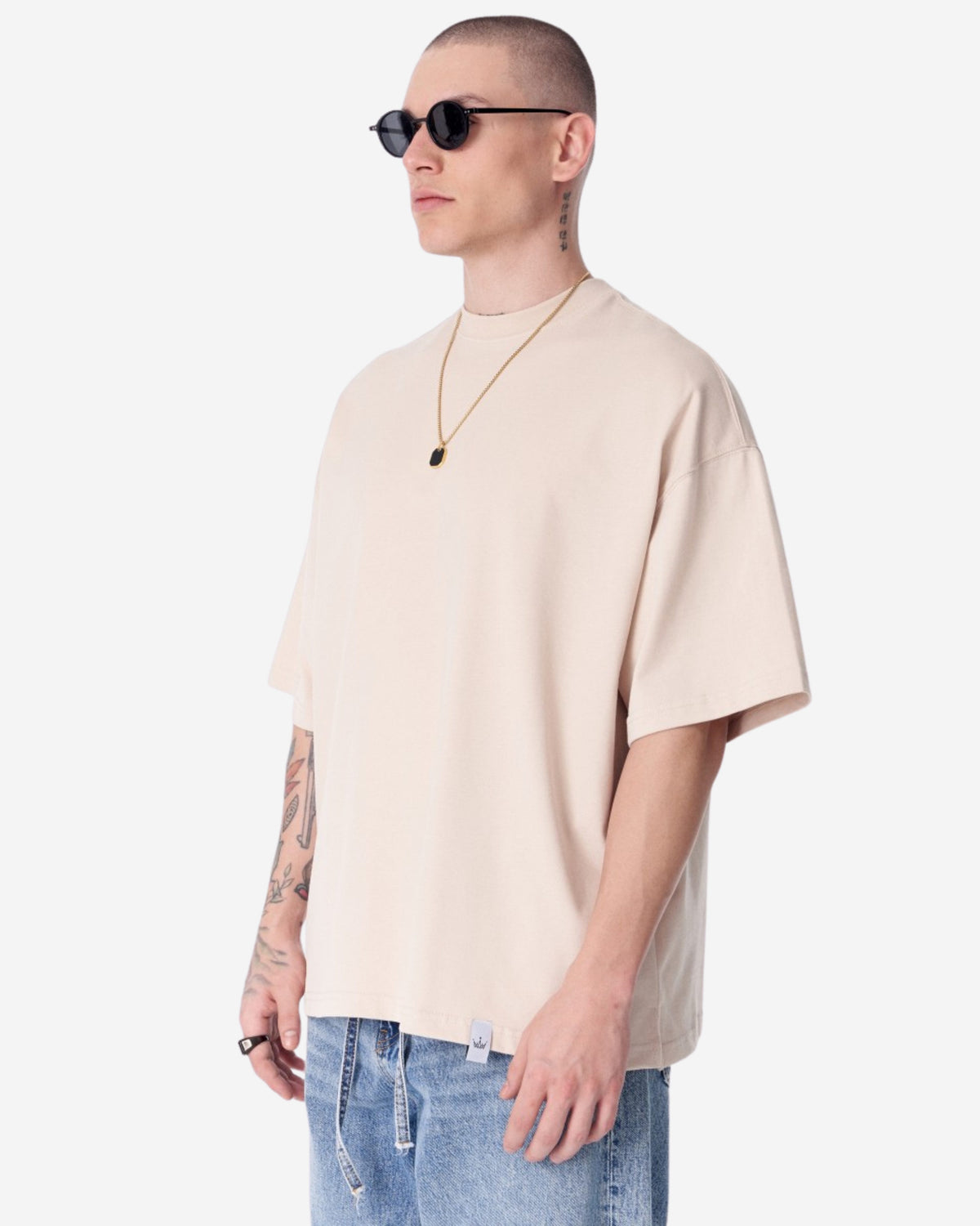 Erbe Fusion Weißes T-Shirt - Groß