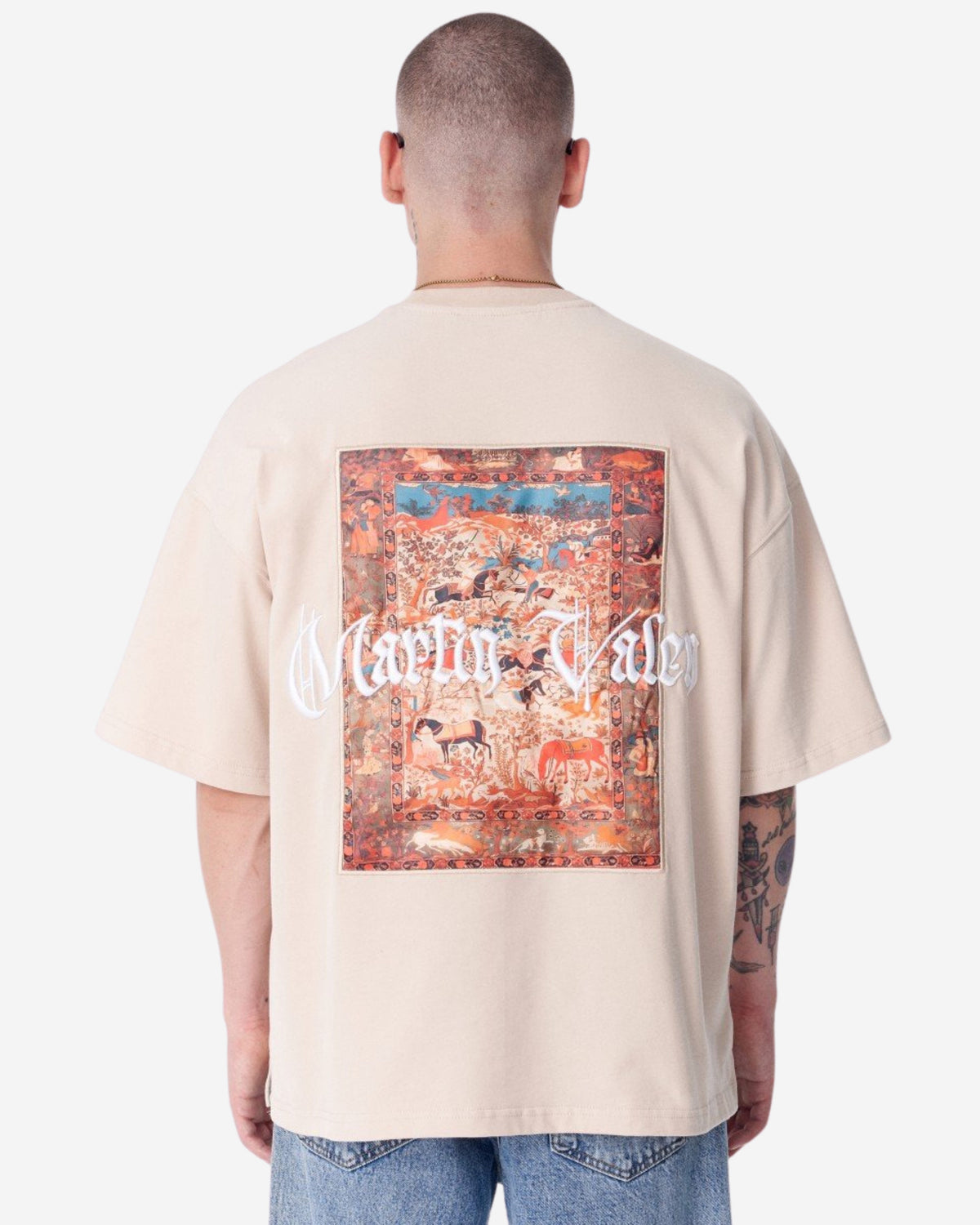 Erbe Fusion Weißes T-Shirt - Groß