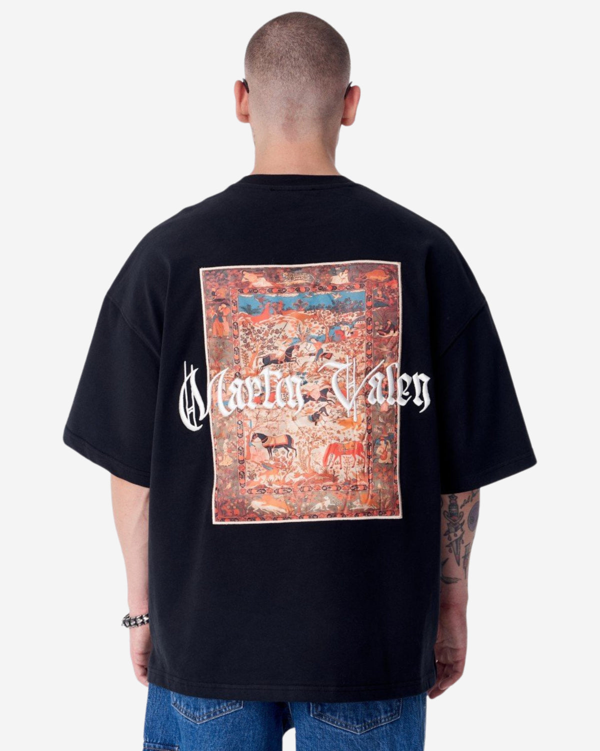 Erbe Fusion Weißes T-Shirt - Groß
