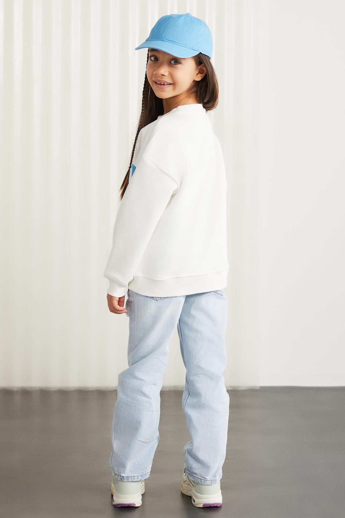 HERMIA Mädchen Strick-Sweatshirt