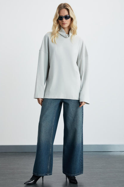 HERMIONE Damen Oversize Sweatshirt