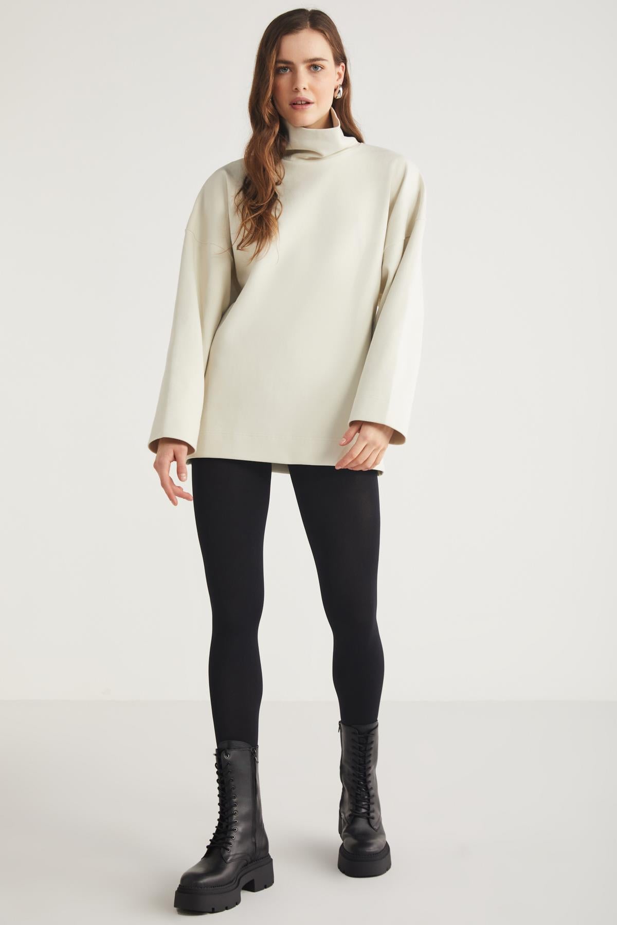 ETHIQUET HERMIONE Essential-Fit Sweatshirt hellbeige