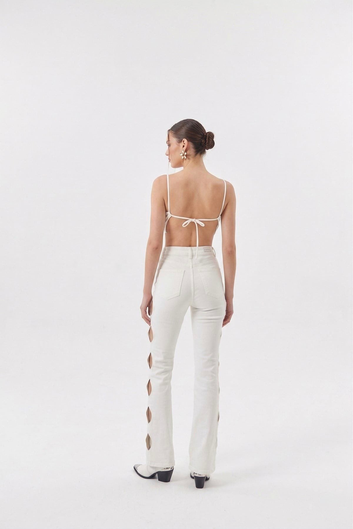 Cutout Jeanshose