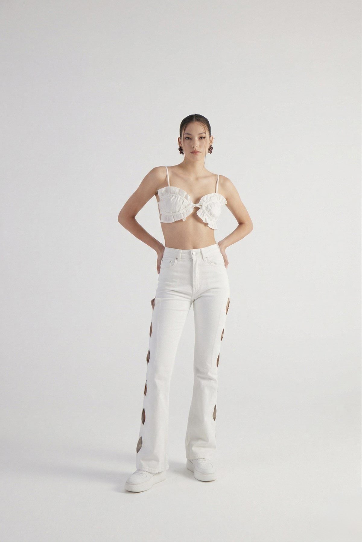 Cutout Jeanshose