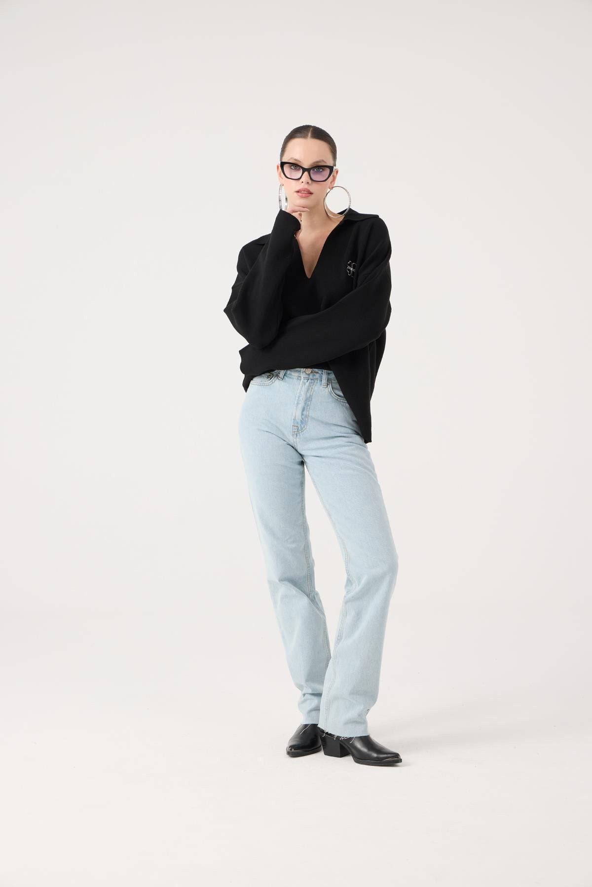 Hochtaillierte Sagrado Jeans