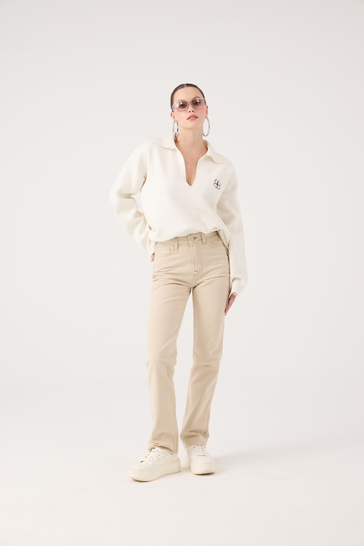 Hochtaillierte Sagrado Jeans