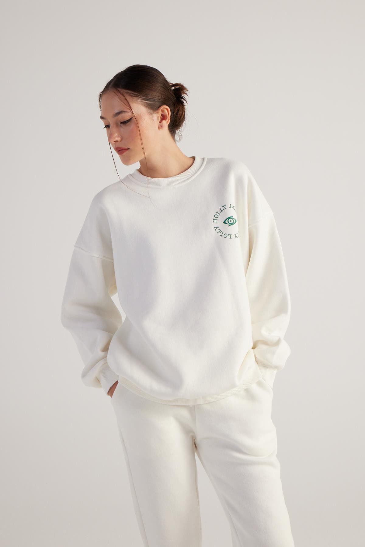 3-lagiges, weiches Sweatshirt