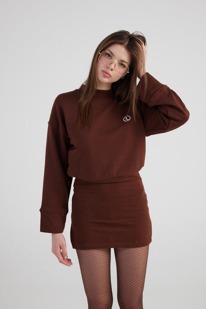 Mini Claire Kleid mit Schlitzstoff