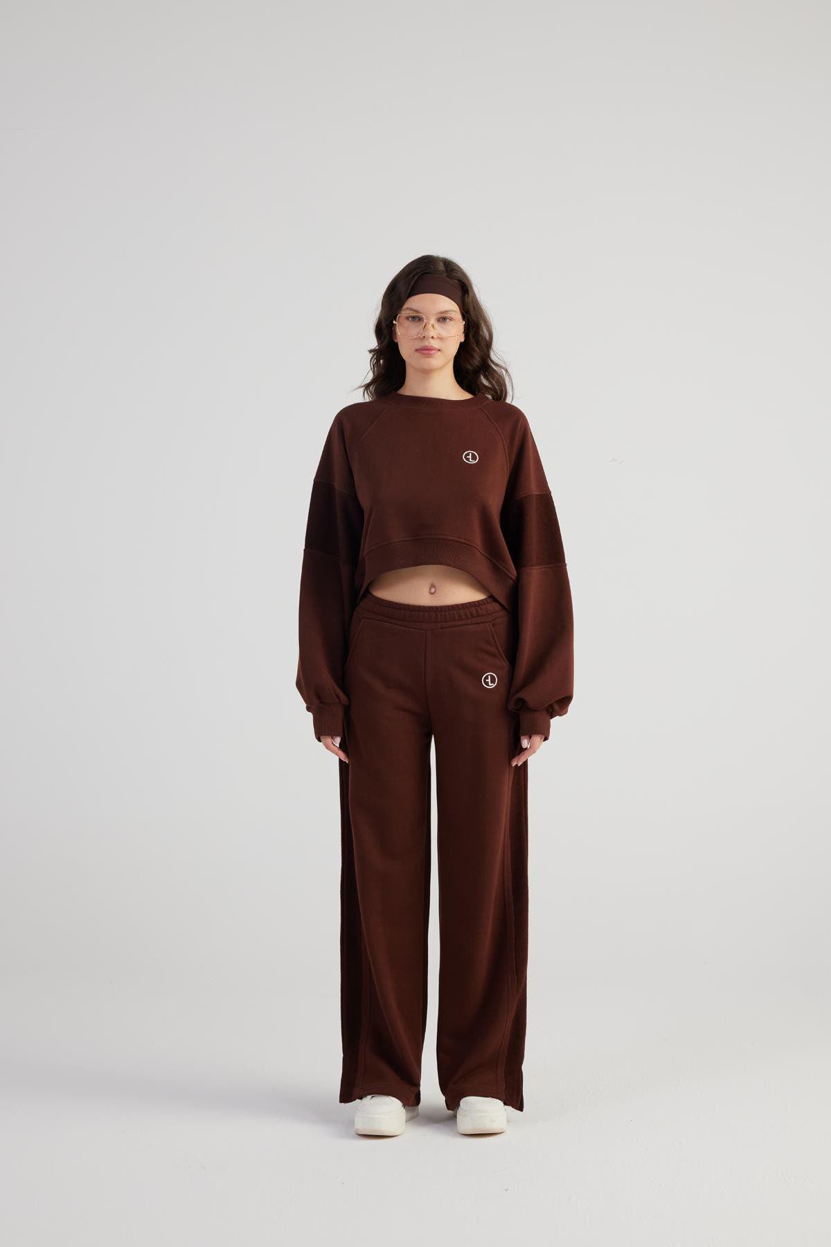 Weite Trackpants mit Schlitzen