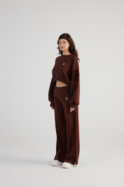 Weite Trackpants mit Schlitzen