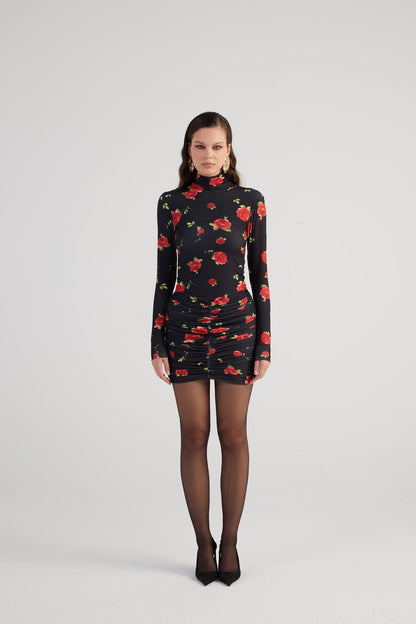 Blumen Mini Kleid Felicia