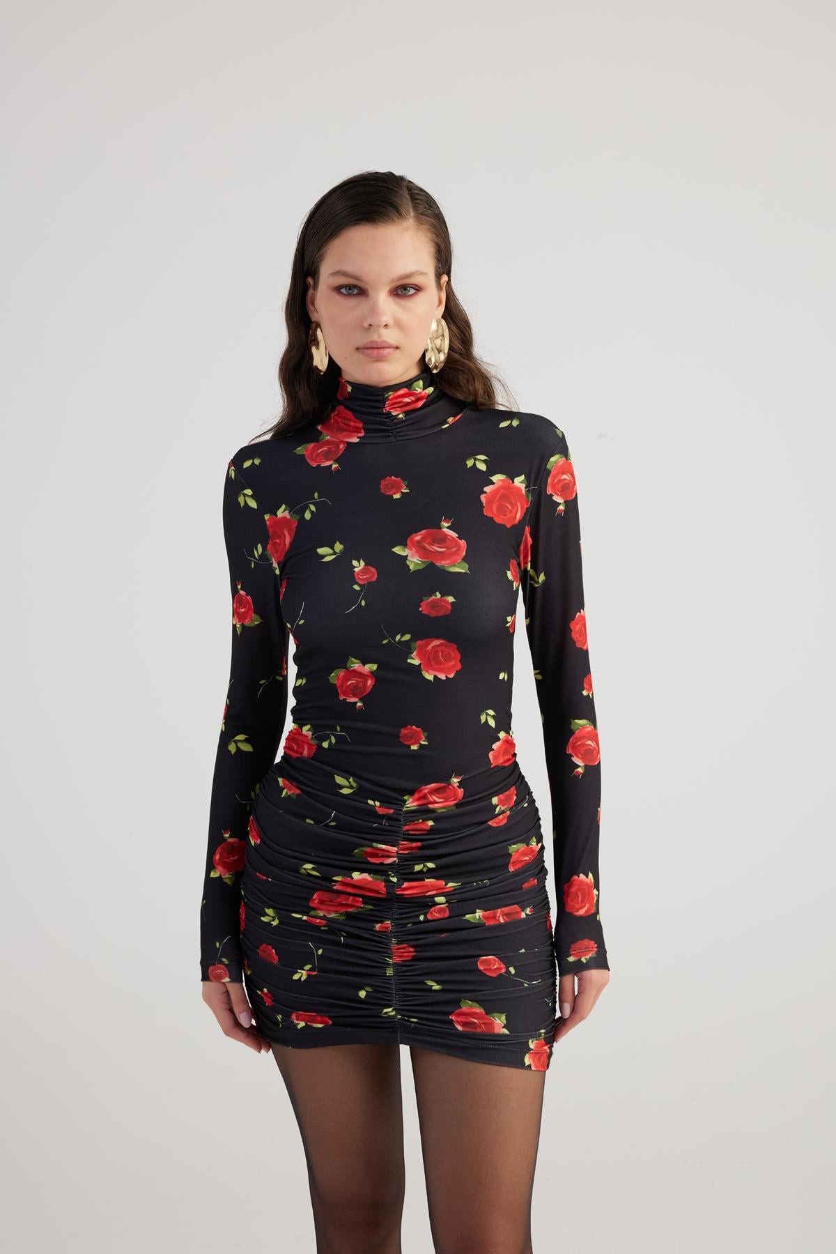 Blumen Mini Kleid Felicia