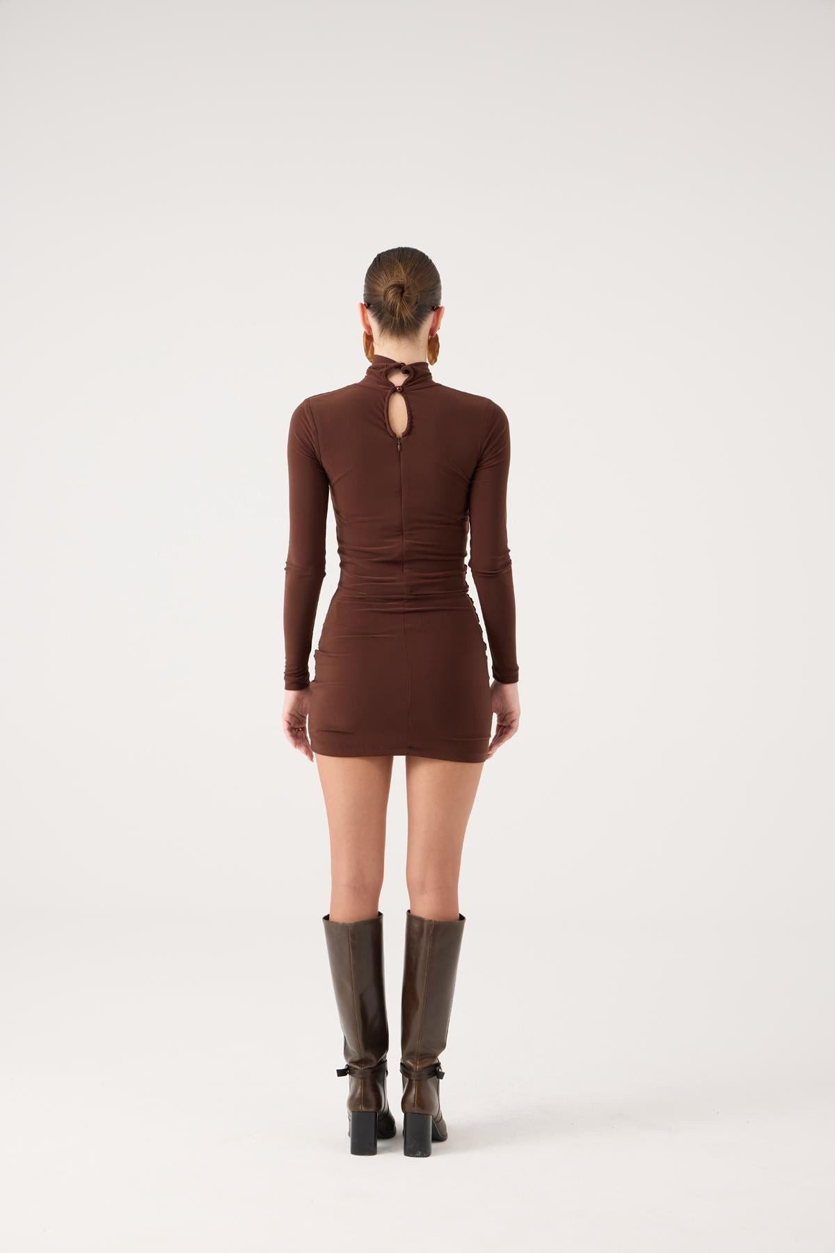 Mini-Kleid mit Fischerkragen