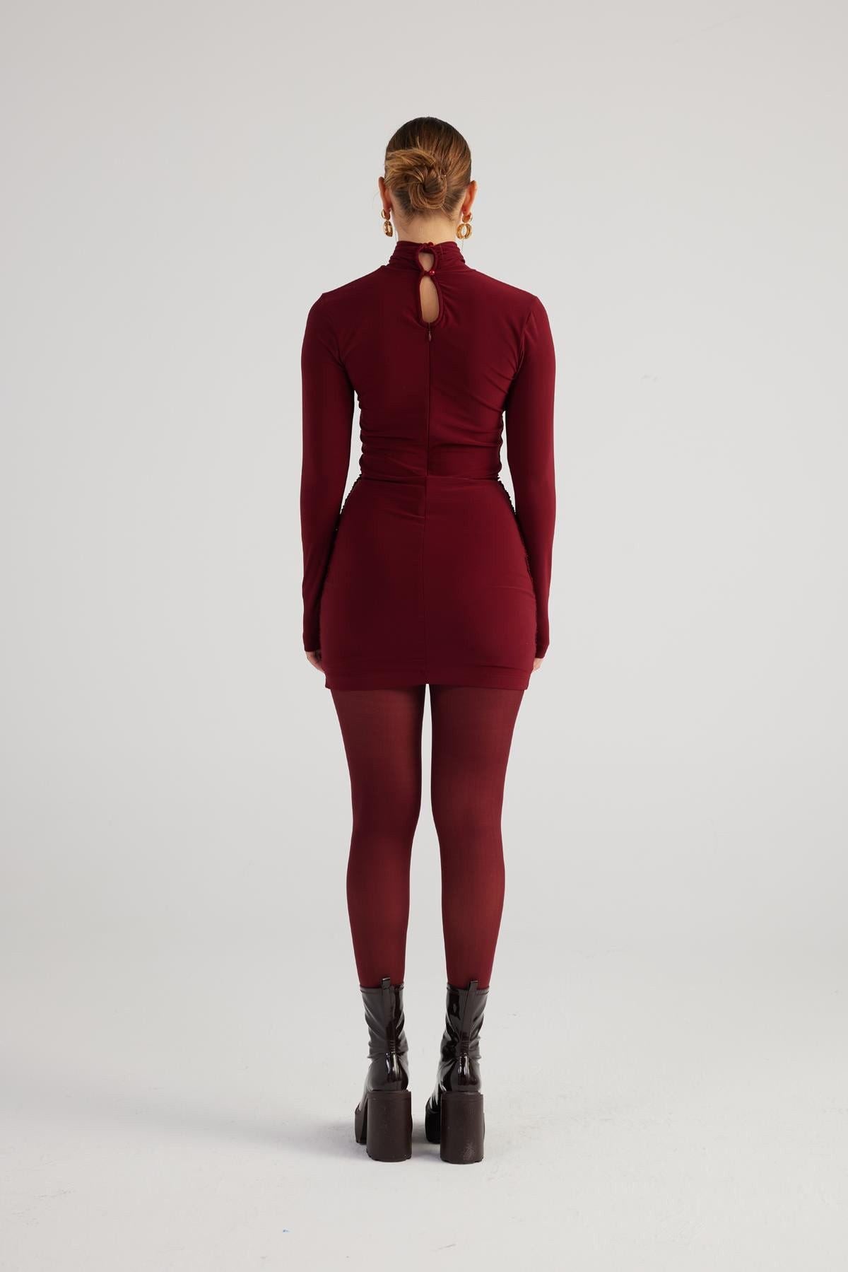 Mini-Kleid mit Fischerkragen