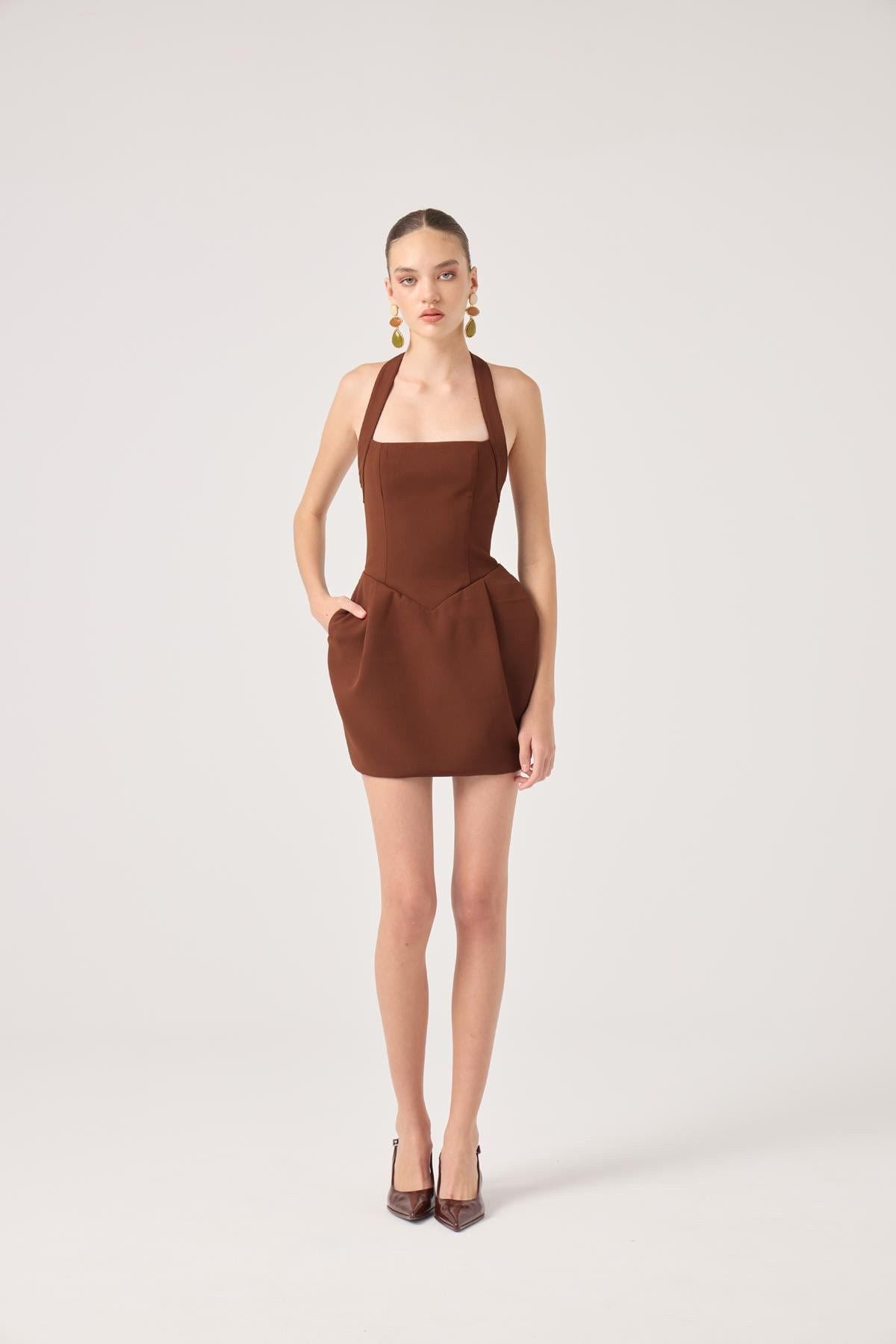 Mini-Kleid mit Trägern