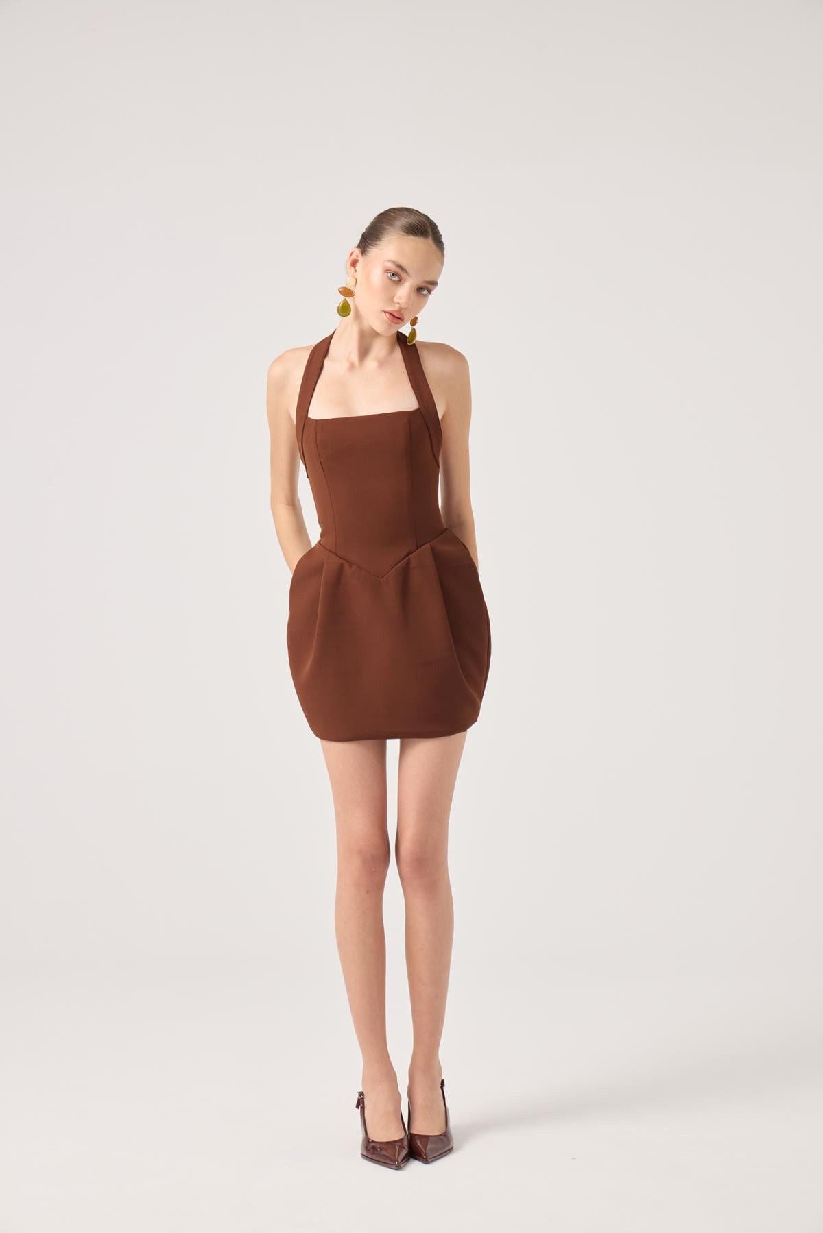 Mini-Kleid mit Trägern